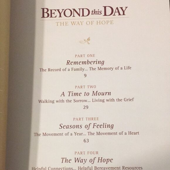 Beyond This Day Memorial keepsake Box and Book - Picture 10 of 14